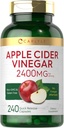Carlyle Apple Cider Vinegar Capsules | 2400 mg | 240 Count | Non-GMO, Gluten Free Supplement