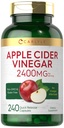 Carlyle Apple Cider Vinegar Capsules | 2400 mg | 240 Count | Non-GMO, Gluten Free Supplement