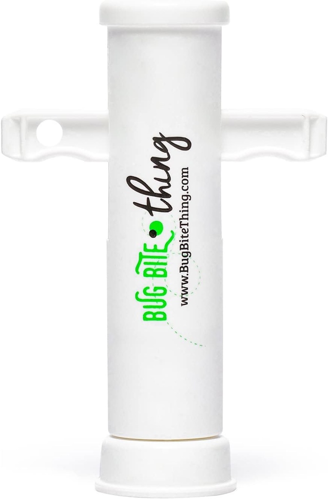 BUG BITE THING Suction Tool - Bug Bites ve Bee/Wasp Stings, Natural Bite Relief, Chemical Free - White/Single