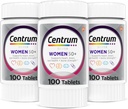 Centrum Silver Women's Multivitamin for Women 50 Plus, Multivitamin/Multimineral Supplement with Vitamin D3, B Vitaminleri, Kalsiyum ve Antioksis, Gluten Free, Non-GMO Malzemeler - 300 Count
