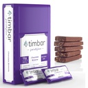 timbar protein Bars 12 Pack | 12g Protein & 9g Fiber Plante- Enerji & Nut Bars | Gluten Free, Non-GMO, Süt Free, Sağlıklı On-Go Snack & Mealchange (12 Packs, Chocolate Brownie)