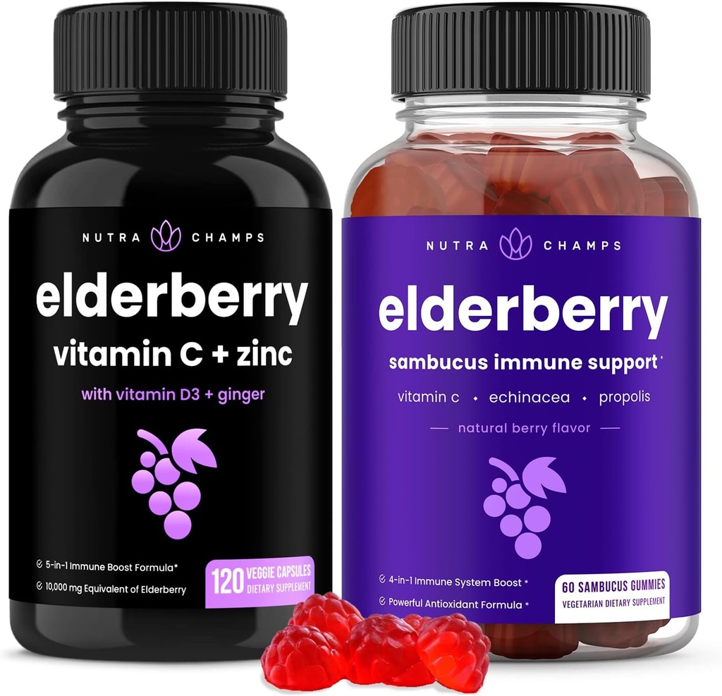 NutraChamps Κάψουλες και Gummies Bundle