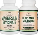 Wellness Support Duo – Magnezyum Glycinate ve Lion's Mane Genel Sağlık'ı desteklemek ve tanımak için