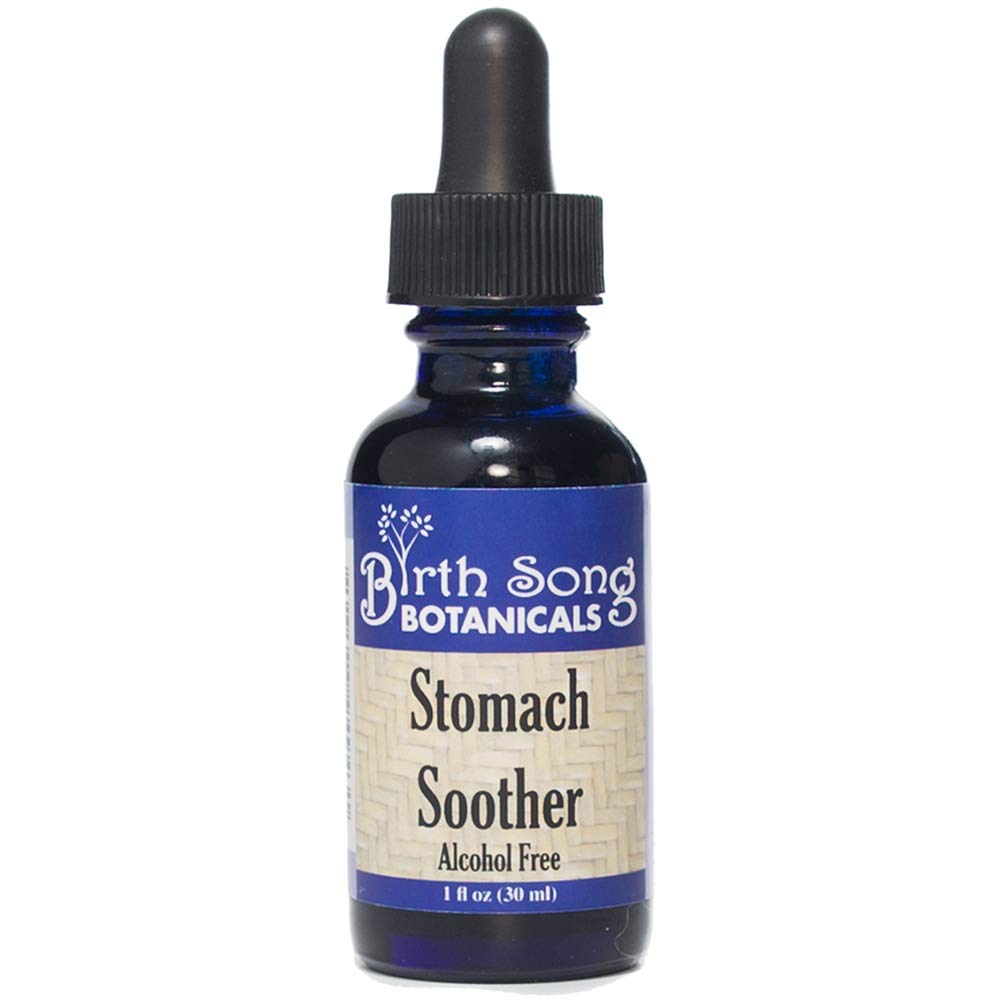 Doğum Song Botanicals Stomach Soother Tincture – Herbal Digestion Support Supplement for Upset Stomach & Motion Hastaness – Herbal Digestive Aid Supplement, Alkol-Free, 1 oz