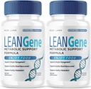 rize labs Lean Gene Supplement, Μεταβολική Φόρμουλα Υποστήριξης, Lean Gene για Σύνθετη Απώλεια Βάρος, Lean Gene Μέγιστη Δύναμη Κάψουλες, LeanGenex Όλα-Φυσικά Χάπια (120 Κάψουλες) (Pack of 2)