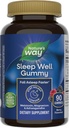 Nature's Way Sleep Well Melatonin ve Magnezyum Gummies, Yetişkin Destek*, Ashwagandha, Berry Flavored, 90 Gummies