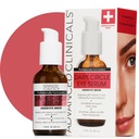 Gelişmiş Klinikler Dark Circle Caffeine Under Eye Serum For Face With Hyaluronic Acid Moisturizer + Bright | Parlak Vitamin C Serum Puffy Eye & Fine Lines, 1.75 Fl Oz Oz Oz
