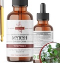 Organik Myrrh Sıvı Ekstraksiyon - Alkol-Free Tincture Drops | Non-GMO, Vegan, Gluten-Free Herbal Supplement | 2 Fl Oz | Made in USA