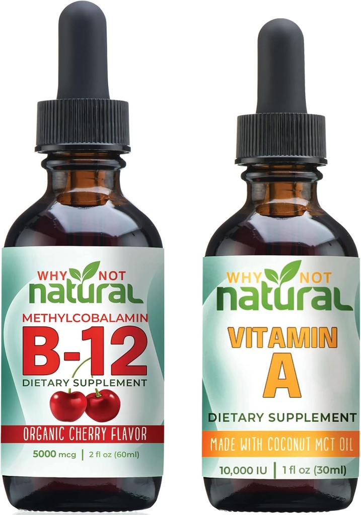 Doğal Organik Vitamin B12 Drops ve Sıvı Vitamin A Neden
