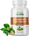 Ashwagandha Root Toz Capsules 1300 mg, Capsule Metabolism Kadınlar ve Erkekler için Destek, Immune & Mood Support, Ashwamag GMO Free Energy Support & Sleep Support 90 Capsules