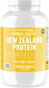 Super Foods New Zealand WHEY proteini | 25-28G protein | 0G Şeker | 1G Karbs | 110-112 Calories (Fransız Vanilla, 2 LB)
