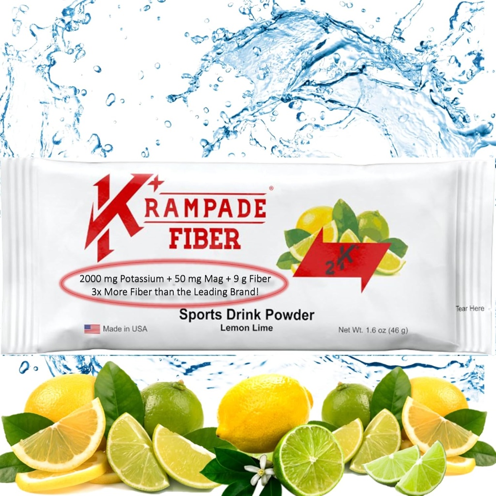 Krampade Fiber 2K Yüksek Beton Fiber, Yüksek Pyum, Tamam İç Toz Mix - 2X More Fiber | Cramps | (Lemon Lime, 19 Araç Pouch)