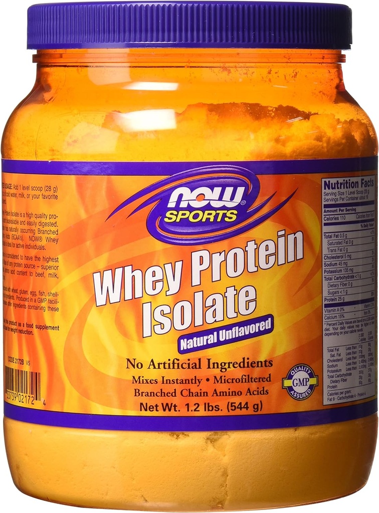 Şimdi Spor Whey proteini Tozu BCAAs ile - Unflavored - 1.2 lb