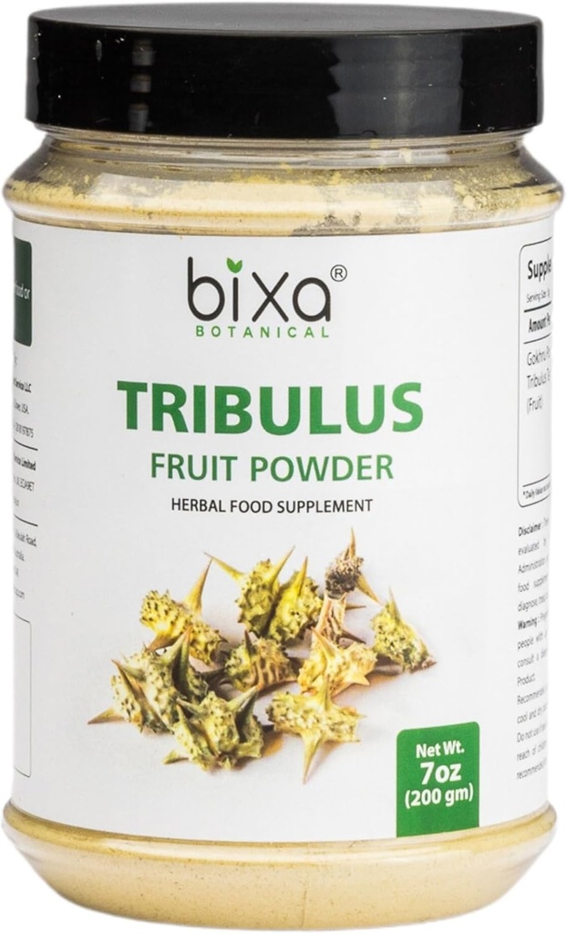 Bixa BOTANICAL Tribulus Terrestris Powder (Gokshura/Gokhru) - 200g/ 7 Oz 