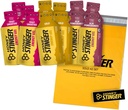 Μέλι Stinger Organic Energy Gels – Ποικιλία πακέτο με Sticker - – 12 Count – 4 από κάθε άρωμα – πηγή ενέργειας για οποιαδήποτε δραστηριότητα – Acai Ρόδι, χρυσό & smoothie φρούτων