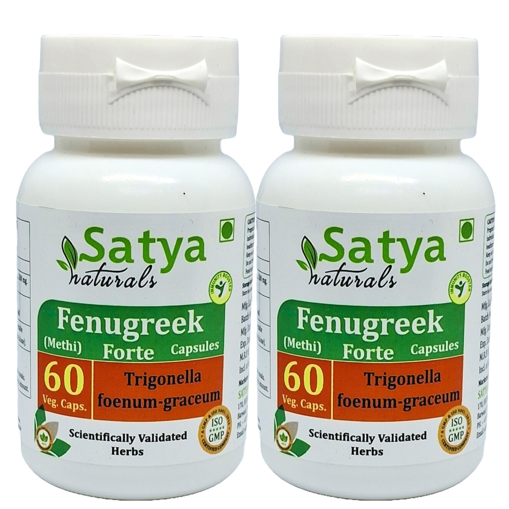 Fenugreek Forte Κάψουλες 500 mg. 60 Veg. Κάψουλα 