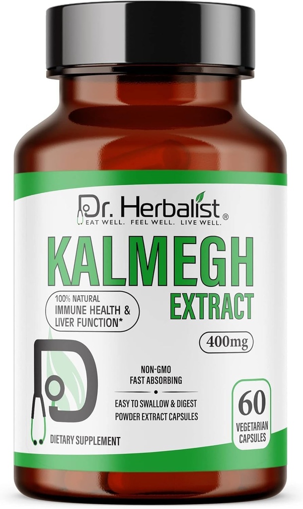 Dr. Herbalist Kalmegh Extract 400mg – 60 Vegan Capses 