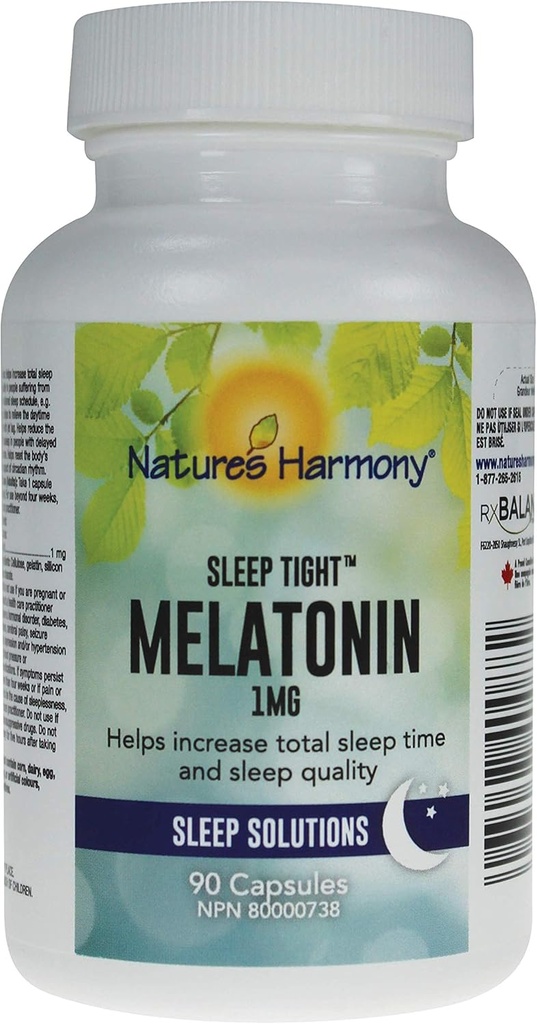 Nature's Harmony® Melatonin 1mg(90 Capsules)
