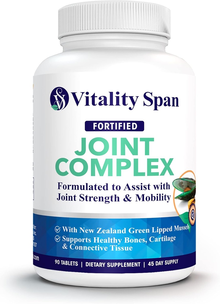 Glucosamine Chondroitin Advanced Joint Support Tripple Strength with Zinc and Copper, Joint Supplement for Men and Women for Cartilage and Joint Health, Made in USA, 90 Veg Tablets