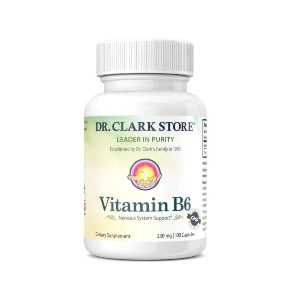 Dr. Clark B6 Supplement, 230 mg, 100 Capsules