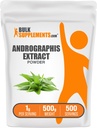 BulkSupplements.com Andrographis Extract Toz - Andrographis Paniculata, Herbal Supplement - Gluten Free, 1g per Service, 500g (1.1 lbs) (Pack of 1)