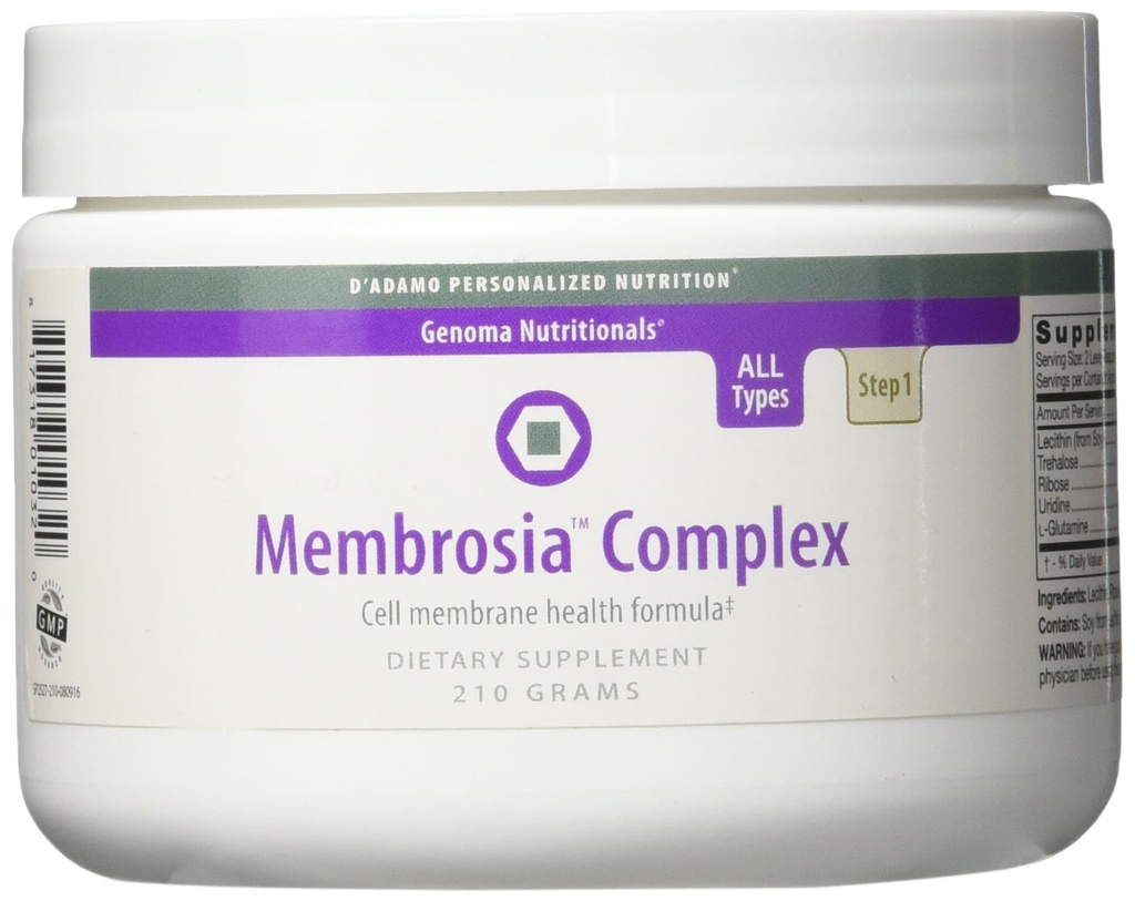 D'Adamo Kişiselleştirilmiş Beslenme Membrosia Kompleksi, 2 Gram