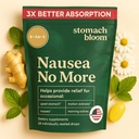 Nausea Relief için hızlı bir şekilde Ginger | Hamile Nausea ve Sabah ve Hastalık için Herbal Yardımı | Ginger, Lemon, Spearmint & B6. 28 Bireysel olarak Ölmüş Drops.