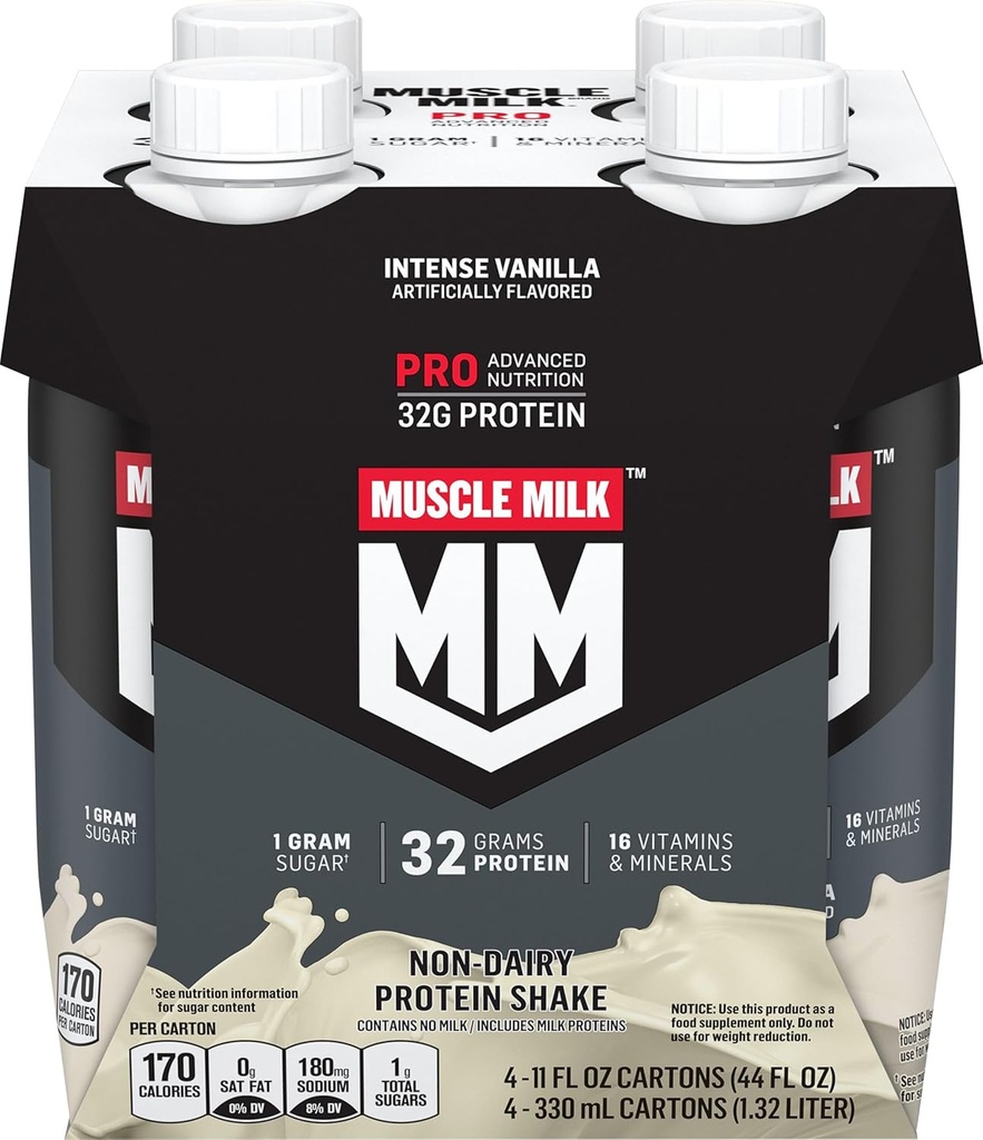 Kas Süt Pro Serisi Protein Shake, Intense Vanilla, 4 Kont
