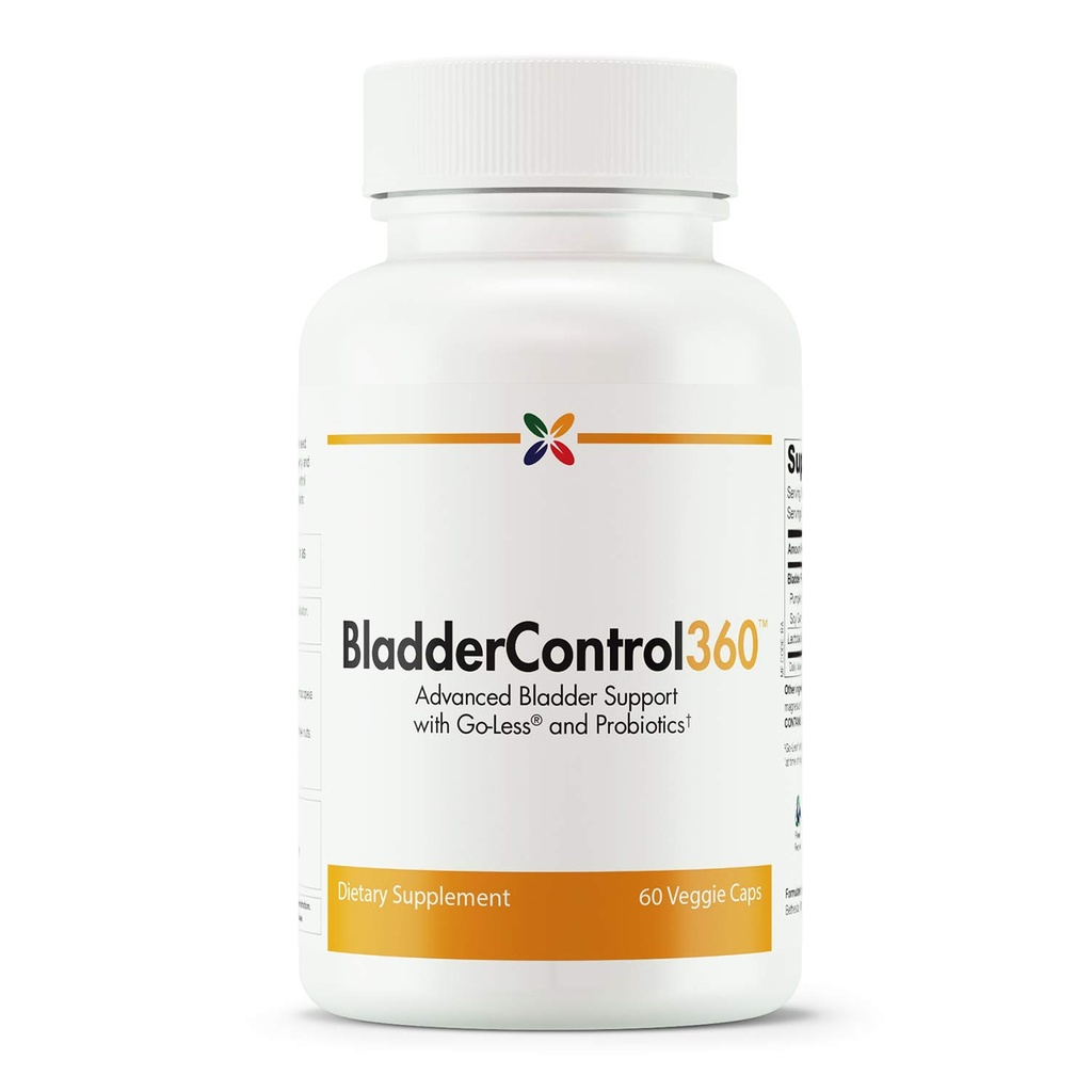 Σταμάτημα γήρανσης τώρα - BladderControl360 Formula - Υποστήριξη ελέγχου της ουροδόχου κύστης - Go-Less & Probiotics - Προβιοτικό συμπλήρωμα για την υγεία των ούρων - Lactobacillus Rhamnosus, Pumpkin Seed & Soy Germ Extracts - 60 Vcaps