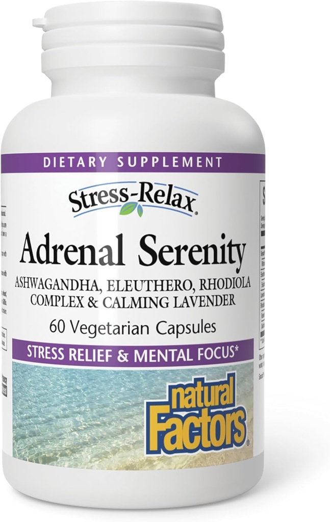 Doğal Faktörler STRESS-RELAX Adrenal Serenity, 60 Capsules