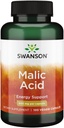Swanson Malic Asit - Doğal Supplement Prodüksiyon Hücreleri Enerji Üretimi - Tamam Formula Nourish ' & Energizes Kass - (100 Veggie Capsules, 600 mg each)