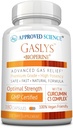 Onaylanan Bilim Gaslys - Digestive Tract, Gas, and Stomach Supplement - Artichoke Toz, Ginger, Fennel Tohum - 180 Kont - 1 Paket