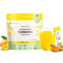 Nano Turmeric Curcumin Drink Toz, Golden Juice for Wellness & Immunity, No Turmeric Taste, Add to Smoothies /Water Daily Morning Routine-35X Abxia-Mango Flavor-Joint Support Supplement