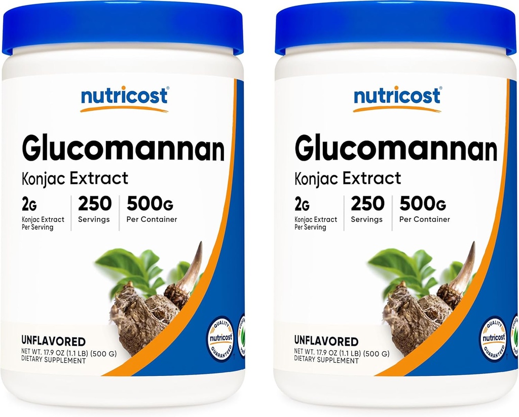 Nutricost Glucomannan Toz 500G (2 Şişe)