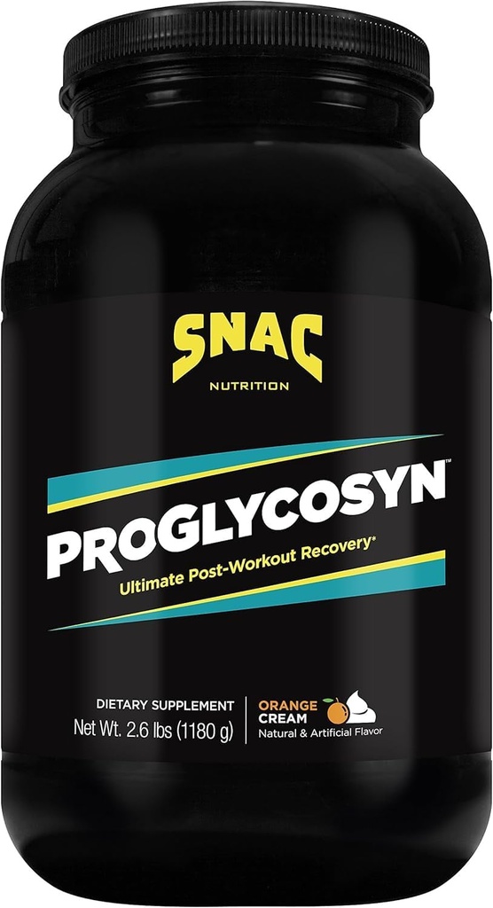 SNAC Proglycosyn Ultimate μετά την αποκατάσταση προπόνηση, κρέμα πορτοκάλι, 2.6 λίρες