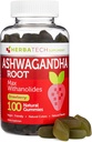 Erkekler ve Kadınlar için Ashwagandha Gummies - en güçlü 1.500 mg Formula (100 Gummies)% 3 Danışma, Calming ve Herbatech Supplements'ten Rahatlama