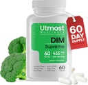 Kadınlar için DIM Supplement - 455 mg, 60 Capsules | Maximized Bioavailability | Estrogen Yönetmeliği ile Yardımcı Olmak | Erkekler ve Kadınlar için Arne Desteği