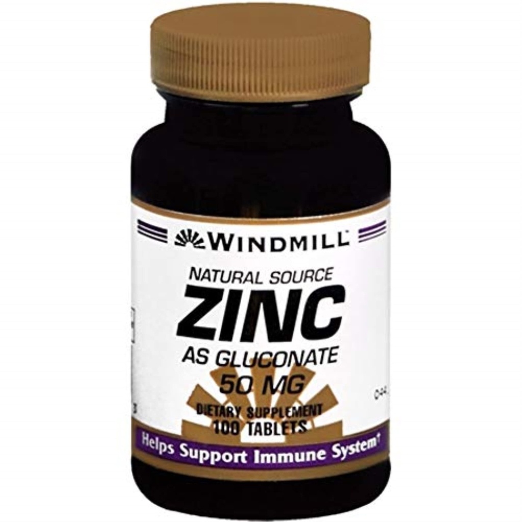 ZINC TAB GLUCONATE 50 MG WMILL Boyut: 100