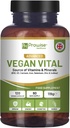 Vegan Vital Multivitamins and Minerals | 120 Vegan Multivitamin Capsule |dis, Vitamin B12, B2, Vitamin D3, Selenium, Iodine, çinko & Iron | Prowise Health