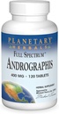 Gezegensel Herbals Full Spectrum Andrographis 400 mg Sağlıklı Digestive, Cardiovascular & Unrinary Systems - Sağlıklı Canlı ve Immune Function - Ayurvedic Herb - 120 Tabletler