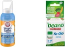 Arm & Hammer, Gaz Yardım Tabletlerine Gitmek için Nasal Sprey 4.5oz & beano 12 Kont