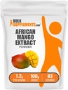 BulkSupplements.com African Mango Extract Toz - Irvingia Gabonensis, Afrika Mango Toz - Gluten Free, 1.2g per Service, 100g (3.5 oz) (Pazar 1)