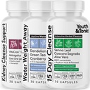 Gençlik ve Tonic Multi-Organ Detox Desteği – 15 Günlük Kolon Temizser & Gut Detox, Kidney Cleanse, Water Balance & Liver Health, 90 Pills for Women and Men
