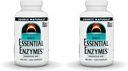 Source Naturals Essential Enzymes 500 mg Bio-Aligned multiple Enzyme Supplement Herbal Defense for Digestion, Gas, Constipation & Bloating Relief - Supports Immune System - 240 Capsules (Pack of 2)