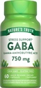 Nature's Truth GABA 750 mg Capsules | 60 Count | Gamma Estebutyric Acid Supplement | Non-GMO & Gluten Free Supplement Supplement