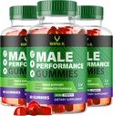 LIVORKA (3 Pack) VirilPlex XL Gummies, 3 Ay için 180 Gummies