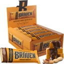Braven Bar σοκολάτα Caramel Nut Energy Bars (1,59 oz, πακέτο των 20) – Ενεργειακά Chews με 5g πρωτεΐνη – On-the-Go ενεργειακά σνακ για τρέξιμο, πεζοπορία, και Αθλητισμός - Χωρίς γλουτένη σνακ για διαρκή ενεργειακή ενίσχυση