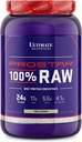 Ultimate Nutrition RAW Whey proteini Eklenmemiş Malzemeler veya Flavors ile Toz - Protein Perındaki 24 Grams BCAAs, 2.2 Pounds, Unflavoreded