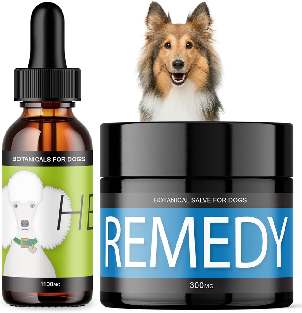 HEAL & Remedy Sche - Challenging Koşulları + Hücreler Wellness & Skin Health Salve - Nöroloji ve Konfor Desteği - %100 Doğal Canine Wellness Malzemeleri