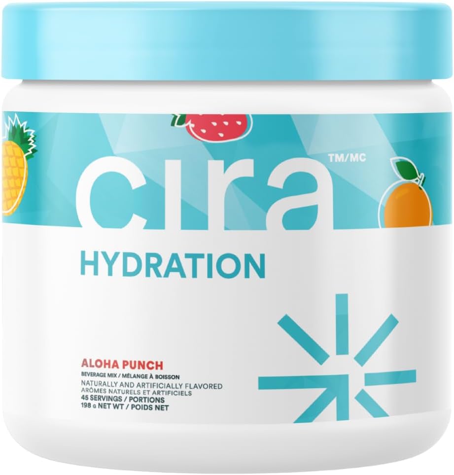 Cira Hydration Powder (45 μερίδες) - Ηλεκτρολυτικό Ποτό Μίγμα με Αλάτι Ιμαλαΐων για Αφυδάτωση Ανακούφιση και Ανάκτηση - Fruit Punch